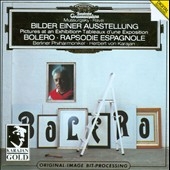 Mussorgsky: Pictures at an Exhibition; Ravel: Bolero, Rapsodie Espagnole / Herbert von Karajan(cond), Berlin Philharmonic Orchestra
