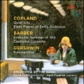 Copland: Quiet City; Barber: Knoxville - Summer of 1915; Gershwin: Summertime, etc