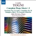 Camillo Togni: Complete Piano Music Vol.3