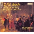 C.P.E.Bach :The Sonatas for Flute & Basso Continuo :Barthold Kuijken(flauto traverso)/Ewald Demeyere(fp)