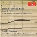 J.S.Bach: Sonata No.2, No.4, No.6 - 6 with Alternative Version for Violin and Harpsichord