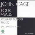 CAGE:FOUR WALLS:RICHARD BUNGER(p)/JAY CLAYTON(voice)