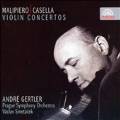 Malipiero:Violin Concerto/Casella:Violin Concerto op.48:Andre Gertler(vn)/Vaclav Smetacek(cond)/Prague Symphony Orchestra