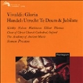 Vivaldi: Gloria;  Handel: Utrecht Te Deum / Hogwood, Kirkby