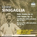 Leone Sinigaglia: Violin Sonata, Cello Sonata, Cavatina; Romanze