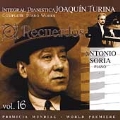 Turina: Complete Piano Music Vol 16 / Antonio Soria
