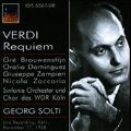 Verdi: Requiem  / Georg Solti, WDR Symphony Orchestra & Chorus, Gre Brouwenstijn, Oralia Dominguez, etc