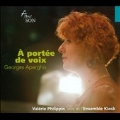 G.Aperghis: A Portee de Voix [CD+DVD(PAL)]