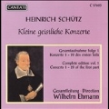 Sch》z: Kleine geistliche Konzerte Vol 1 / Wilhelm Ehmann