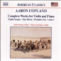 Copland: Works for Violin and Piano (Complete)