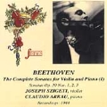 Strings - Beethoven: Complete Violin Sonatas Vol 1 / Szigeti