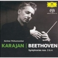 Beethoven: Symphonies No.3 Op.55 "Eroica", No.4 Op. 60 (11/1963)  / Herbert von Karajan(cond), BPO