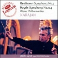 Beethoven : Symphony no 7, Haydn : Symphony no 104 / Karajan, Vienna PO