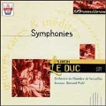 Premieres - Le Duc: Symphonies / Wahl, Versailles CO