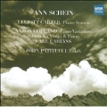 E.Carter: Piano Sonata; Copland: Piano Variations; Patitucci: Lakes, etc / Ann Schein, Earl Carlyss