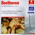Beethoven: Symphonies no 5 & 7 / Mravinsky, Leningrad PO