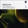 Mendelssohn : Symphonies no 1 & 5 / Masur