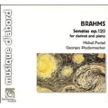 Brahms: Clarinet Sonatas Op.120 / Michel Portal(cl), Georges Pludermacher(p)