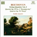 Beethoven: Complete String Quartets Vol 5 / Kodaly Quartet