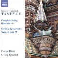 Taneyev: Complete String Quartets Vol.4 - No.6 & No.9