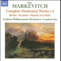 I.Markevitch: Comploete Orchestral Works Vol.4