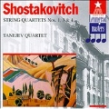 Shostakovich: String Quartets no 1, 3, 4 / Tanejev Quartet