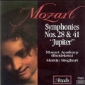 Mozart: Symphonies no 28 & 41 / Sieghart, Mozart Academy