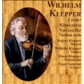 Klepper: Lieder, Klaviertrio, Notizen fuer Violine solo