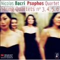 N.Bacri : String Quartets No.3-No.6 (4/11-14/2007) / Psophos String Quartet