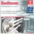 Beethoven: Symphlnies no 1 & 5 / Mravinsky, Leningrad PO