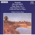 PIANO MUSIC V3:GLAZUNOV