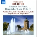 F.X.Richter: Sonatas for Flute, Harpsichord and Cello Vol.1
