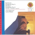 Beethoven: Symphony no 5; Schubert: Symphony no 8 / Maazel