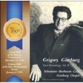 GRIGOLY GINZBURG LIVE RECORDINGS VOL.2 CD3:SCHUMANN/BEETHOVEN/LISZT/CHOPIN/GINSBURG