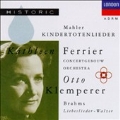 Mahler: Kindertotenlieder;  Brahms: Liebeslieder Walzer, etc