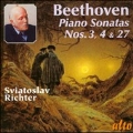 Beethoven: Piano Sonatas No.3, No.4, No.27