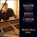 Bartok: Improvisations on Hungarian Peasant Songs; Rosza: Piano Sonata Op.20; E.Carter: Piano Sonata
