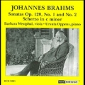 Brahms: Viola Sonatas, etc / Westphal, Oppens