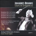 Brahms:Complete Symphonies:No.1-No.4/Haydn Variations Op.56a/Academic Festival Overture Op.80/etc:Owain Arwel Hughes(cond)/Stuttgart Philharmonic Orchestra