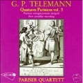 Telemann: Quatuors Parisiens Vol 3 / Pariser Quartet