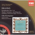 Brahms: Symphonies no 1-4, etc / Klemperer, Philharmonia