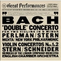 Bach: Double Concerto, Violin Concertos 1 & 2 / Perlman, etc