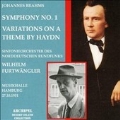 Brahms: Symphony No.1, Haydn Var. / Furtwangler, NDR SO