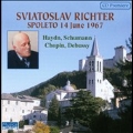 Sviatoslav Richter in Spoleto 14 June 1967 - Haydn, Schumann, Chopin, Debussy