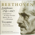 Beethoven: Symphony No.7, Die Weihe Des Hauses Op.124, String Quartet No.16-2 Movement (For String Orchestra), No.1 / A.Toscanini, NBC SO