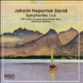 Johann Nepomuk David: Symphony No.1 & No.6