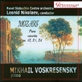 Mozart: Piano Concertos No.12,21,24 / Mikhail Voskresensky, Leonid Nikolaev, Pavel Slobodkin Centre Moscow Chamber Orchestra