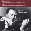 Chausson: Concert; Lalo: Symphonie Espagnole / Odnoposoff