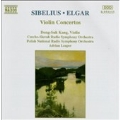 Sibelius, Elgar: Violin Concertos / Kang, Leaper