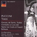 PUCCINI :TOSCA:VINCENZO BELLEZZA(cond)/SAN CARLO THEATRE ORCHESTRA & CHORUS,NAPLES/ETC(1/21/1955)